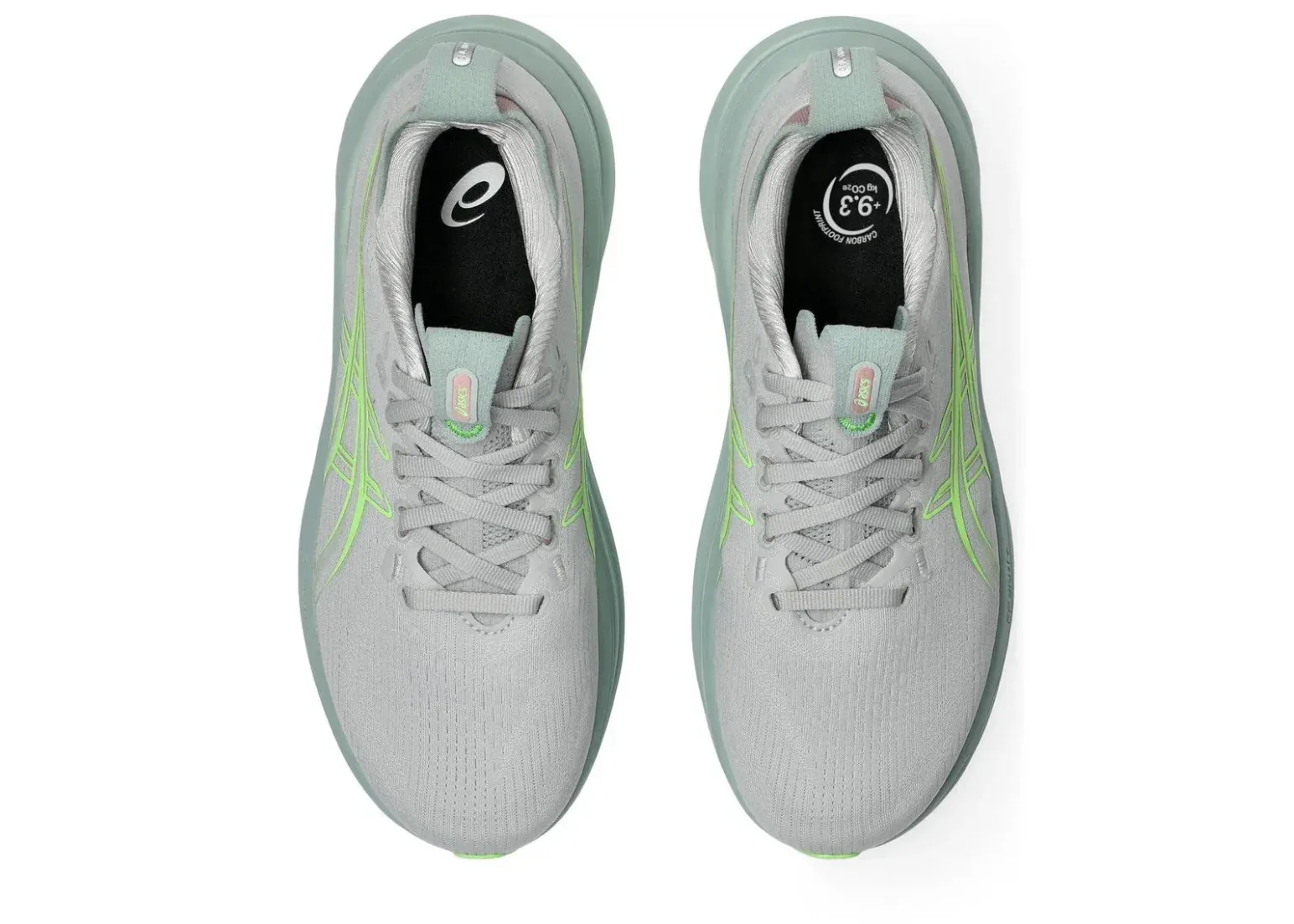 Asics Gel Nimbus 28 "Cloud Grey / Illuminate Green"
